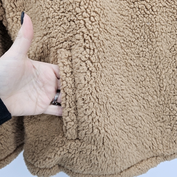 Koolaburra by UGG teddy bear sherpa fleece pullover hoodie womens size medium - Picture 3 of 5